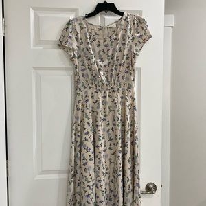 JessaKae Womens Dress Midi Floral